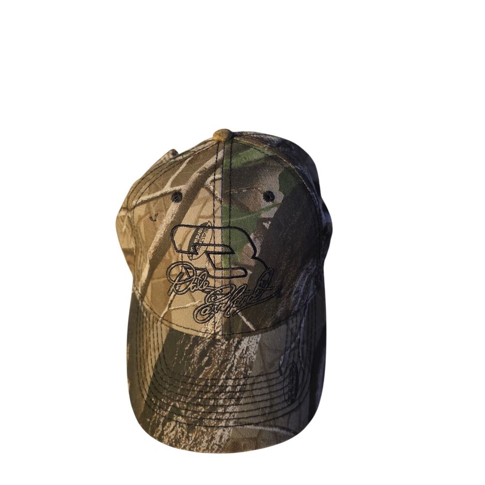 Vintage Dale Earnhardt #3 Realtree Camo Chase Authentics Strapback Hat Nascar